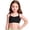 Black, variant on OOOUM Girls Basic Swim Bikini Top Adjustable Spaghetti Strap Solid Color Tank Top Stretch Breathable Layering Vest For Summer Beach Black 8-9 Years