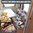 thumbnail image 4 of KUIFORTI Tropical Leaves RV Camper Cushion Slipcovers, Stretch Washable Covers, Anti-Slip Structure, Replacement Covers for Travel Trailer Dinette and Bench Seats, 4 of 7