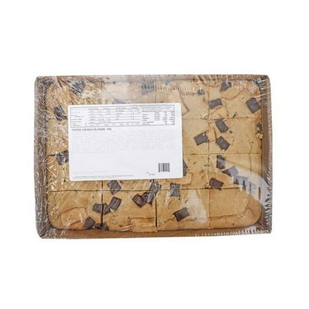 Sweet Street 16 Slice Blondie Toffee Crunch Dessert Bar 1.41 Kilogram — 4 per case