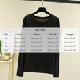 thumbnail image 3 of Womens Long Sleeve Pajama Top Loose Fit Casual Sleepwear Soft, 3 of 5