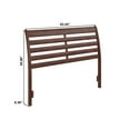 thumbnail image 6 of AFI Savannah Queen Solid Wood Headboard with Attachable Charger, Walnut, 6 of 8