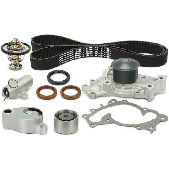 Timing Belt Kit and Water Pump 9 - Compatible with 2004 - 2006 Toyota Sienna 3.3L V6 DOHC 2005