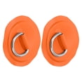 thumbnail image 3 of D-Ring Pad, 2pcs Deck Accessories PVC D Patch Long Service Life Reusable  for PVC Inflatable Boat Kayak Canoe for Roof Racks Trailers Ground Sheets Yellow,Blue,Red,Emerald, 3 of 7