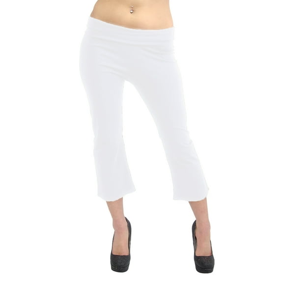 Vivian's Fashions Yoga Pants - Capri (Misses and Misses Plus Sizes)