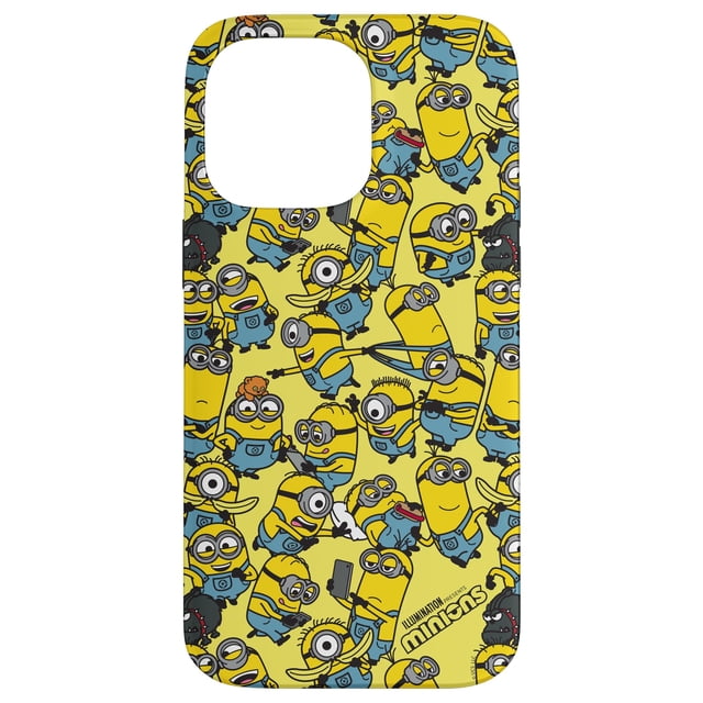 Funda para iPhone 14 Pro Max con diseño completo de Minions