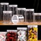 thumbnail image 2 of Empty Plastic Storage Jar with Lid Clear Cosmetic Makeup Refillable Bottles Face Cream Sample Pot Container Kitchen Household Goods Jars 80x60, 2 of 4