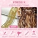 thumbnail image 2 of Clip in Hair Tinsel Kit, Pack of 6Pcs Glitter Fairy Tinsel Hair Extensions 20 Inch Shiny Hair Tinsel Heat Resistant, Sparkly Strands Hair Accessories, 2 of 4