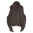 thumbnail image 1 of Gravity Threads Moda Poncho Shawal Cardigan suéter, carbón vegetal Gravity Threads Chaqueta, 1 of 1