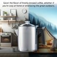 thumbnail image 2 of Elite Cuisine EC508 8-Cup Stainless Steel Classic Stovetop Coffee Percolator, 2 of 3