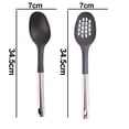 thumbnail image 2 of Juego completo de utensilios de cocina de acero inoxidable y nailon, 2 piezas resistentes al calor, elementos esenciales de cocina aptos para alimentos, 2 of 5