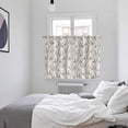 thumbnail image 3 of Natural Trees Kitchen Curtains Window Panels, Colored Birds on Branches Retro Rustic Insulated Window Treatment Curtain, Grommet Curtains for Bedroom/Living Room/Bathroom, 2 Piece 52"Wx63"L, 3 of 8