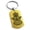 Gold, variant on Stainless Steel Floral Hamsa Hand of Fatima Engraved Dog Tag Keychain Keyring