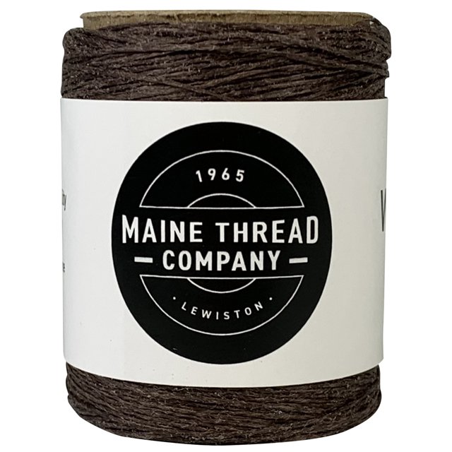 Maine Thread Cordon Poly Ciré 0,020 Pouces 1 Pli - Brun