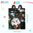 thumbnail image 2 of Gym Drawstring Backpack String Bag - 15” x 17” Sports Gym Bag for Kids Waterproof Swimming Beach Shopping Yoga Bag, 2 of 5