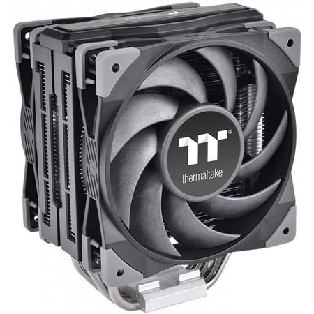 Thermaltake TOUGHAIR 510 180W TDP CPU Cooler, Dual 120mm 2000RPM High Static Pressure PWM Fan with High Performance Copper Heat Pipes CL-P075-AL12BL-A