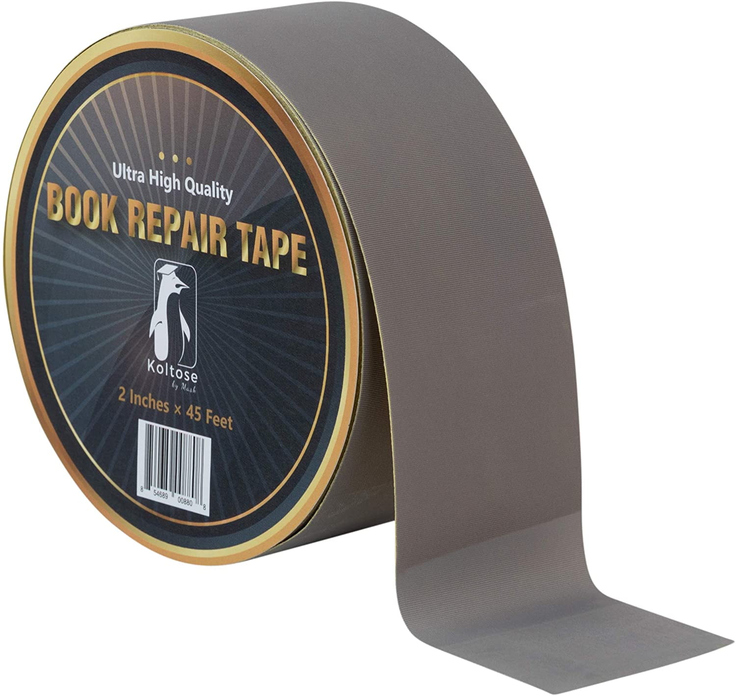 XFasten Book Binding Repair Tape, Black, 2-Inch by 15-Yard, Cloth