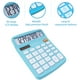thumbnail image 2 of Calculadora escritorio 12 díg. LCD, botones sensibles, solar/batería, función estándar, hogar, oficina, escuela, CD-2786 (azul), 2 of 3