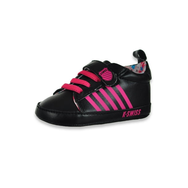 K-Swiss Baby Girls' Sneaker Booties - black, 0 - 3 months (Newborn) Walmart.com