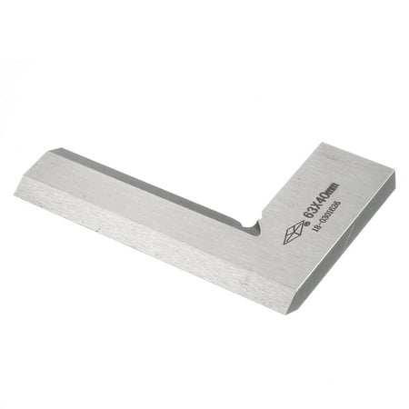 Bezel Box - Unique Bargains 63mm x 40mm Scale Trisquare Metal Beveled Edge Square w Wooden Box