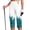 Teal, variant on SwiftWear Women's Plus Size Floral Print Capri Pants - High Waisted Stretch Yoga Capris with Pockets, Stretch Workout Casual Cropped Dress Work Pants S-5XL