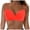Watermelon Red, variant on vigerkar Women Underwire Bikini Top Only Push Up Swim Top Bra Swimsuit Tops Padded Bathing Suit Top Hot Pink , L
