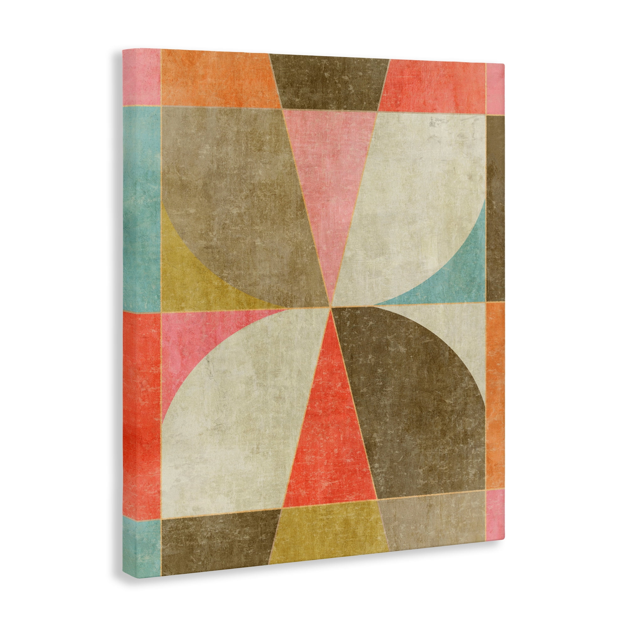 Stupell Industries Pinwheel Symmetric Shapes Canvas Wall Art, design by Suzanne Nicoll