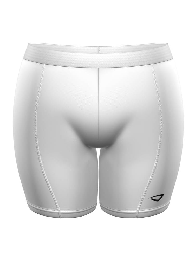 NWT Mizuno Womens Low Rise Slider Shorts Size Large Fast Pitch White Compression 
