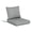 Gray, variant on Aoodor Outdoor Chair Cushions Set, 21"x21", Water Resistant Patio Furniture Deep Seat Cushions with Handle & Adjustable Straps, Gray