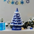 thumbnail image 4 of Mr. Christmas Nostalgic Ceramic Hannukah Conical Pre-Lit 12 in Christmas Tree, 4 of 5