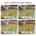 thumbnail image 7 of ODIKA 4'x6' Yellow Green Vibrant Meadow Pathway Washable Area Rug Impressionist Landscape with Wildflowers for Dorm Room, Small Living Stain Resistant Low Profile, Easy Care, 7 of 7
