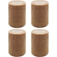 thumbnail image 1 of Woeilo 4 Rouleaux de Bandage Auto-Adhésif 3 Pouces Bandage Auto-Adhésif Extensible pour Gonflement Poignet Cheville Entorses 3 Po - 4 Rouleaux, 1 of 5