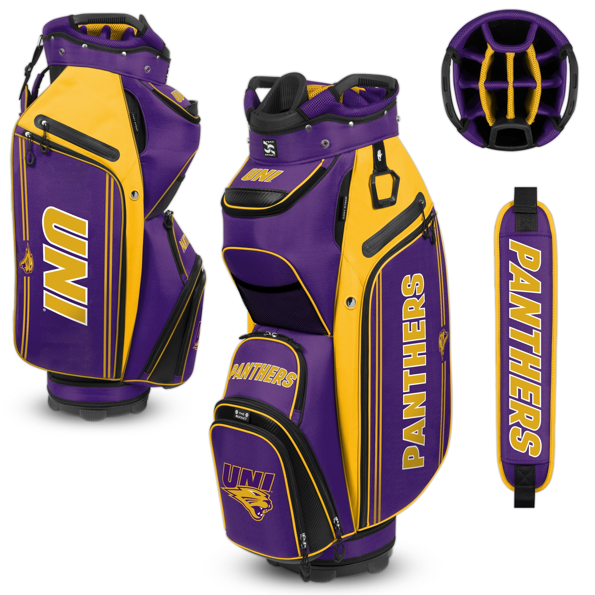 WinCraft Northern Iowa Panthers Bucket III Cooler Cart Golf Bag