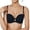 Black, variant on Seamless Comfort Bra for Push Up Non Padded Wirefree Bralette T Shirt Bras with Light Support And Smooth Coverage Compression Sports Bra