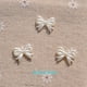 thumbnail image 4 of Espaciador de lazo de Color Beige, cuentas de perlas ABS para fabricación de pendientes, colgantes ABS, Accesorio para hacer joyas, 19MM, 4 of 4