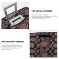 thumbnail image 5 of Kdxio Retro Floral Pattern Luggage Cover for Travel,Elastic and Durable,Fits 18-32 Inch,-No luggage included, 5 of 8