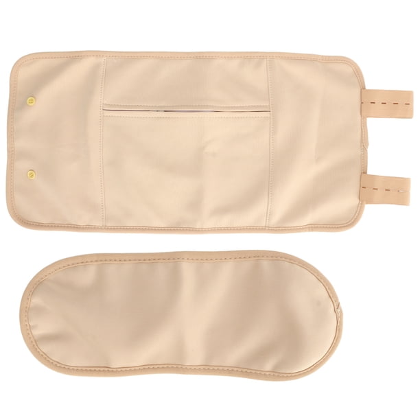 Bolsa de aceite de ricino con cremallera, paquete de aceite de ricino Envoltura de aceite de ricino Paquete de cuello para cintura Comprimir paquete de aceite de ricino elaborado con cuidado