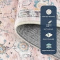 thumbnail image 6 of Wonnitar 6'x9' Pink Boho Area Rug,Washable Rugs for Bedroom Girls Large Living Room Area Rugs Soft Floral Playroom Rug, Washable Rugs Non Slip Pastel Rug for Bedroom Living Room Pink Carpet, 6 of 11