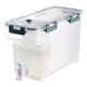thumbnail image 1 of Moyic Jarra de agua para bebidas mixtas de 4L para bebidas de limonada, té helado, jarra de té de frutas Cocina y Comedor Cubo frio verde, 1 of 1