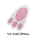 thumbnail image 3 of Anhility Easter Bunny Bathroom Rug Bath Mat Super Soft Non Slip Lightweight Machine Washable Bath Carpet Cute Rabbit Door Mat for Easter Spring Home Decoration, 15.75 x 23.62 in, 3 of 6