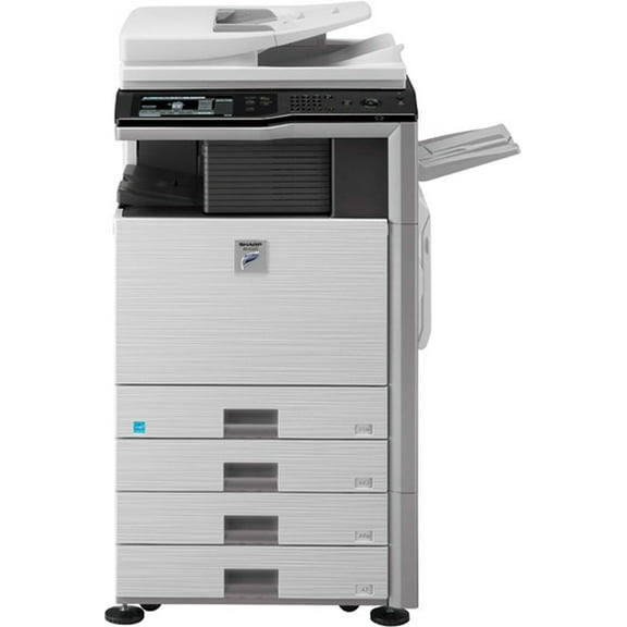 Restored Sharp MX-M283N Monochrome Multifunction Laser Printer – 28ppm, A3/A4, Print/Copy/Scan, Duplex, Network, 600 x 600 DPI, 100-Sheet ADF, 1GB RAM   80GB HDD (Refurbished)