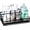 Black-large, variant on Toothbrush Holders for Bathroom - 5 Partitions Bathroom Counter Organizer with Instant Drying Stone, Stainless Steel Countertop Storage Electric Toothbrush Toothpaste Holder - Black(Large)