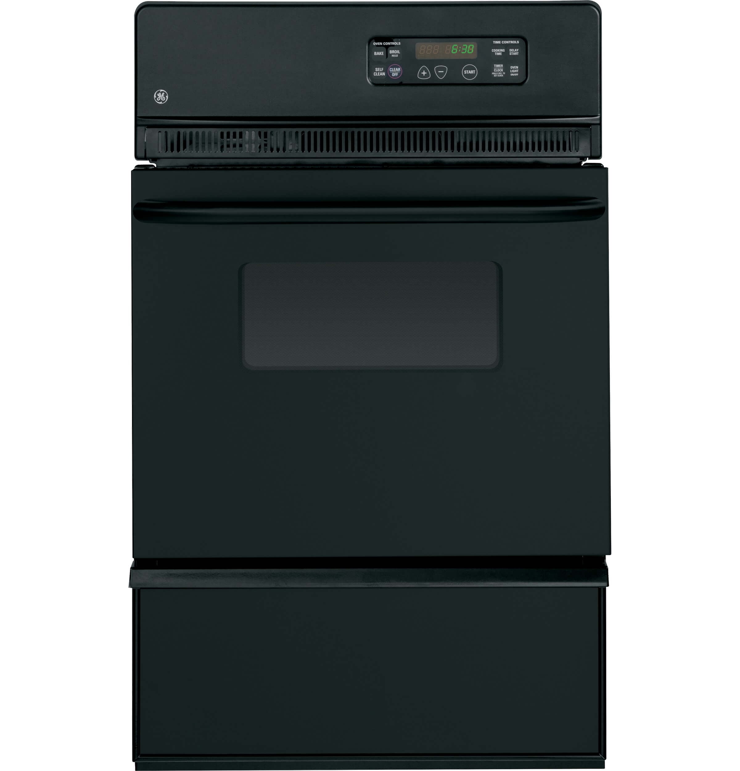 GE JGRP20BEJBB Black 24 inch BuiltIn Gas Oven