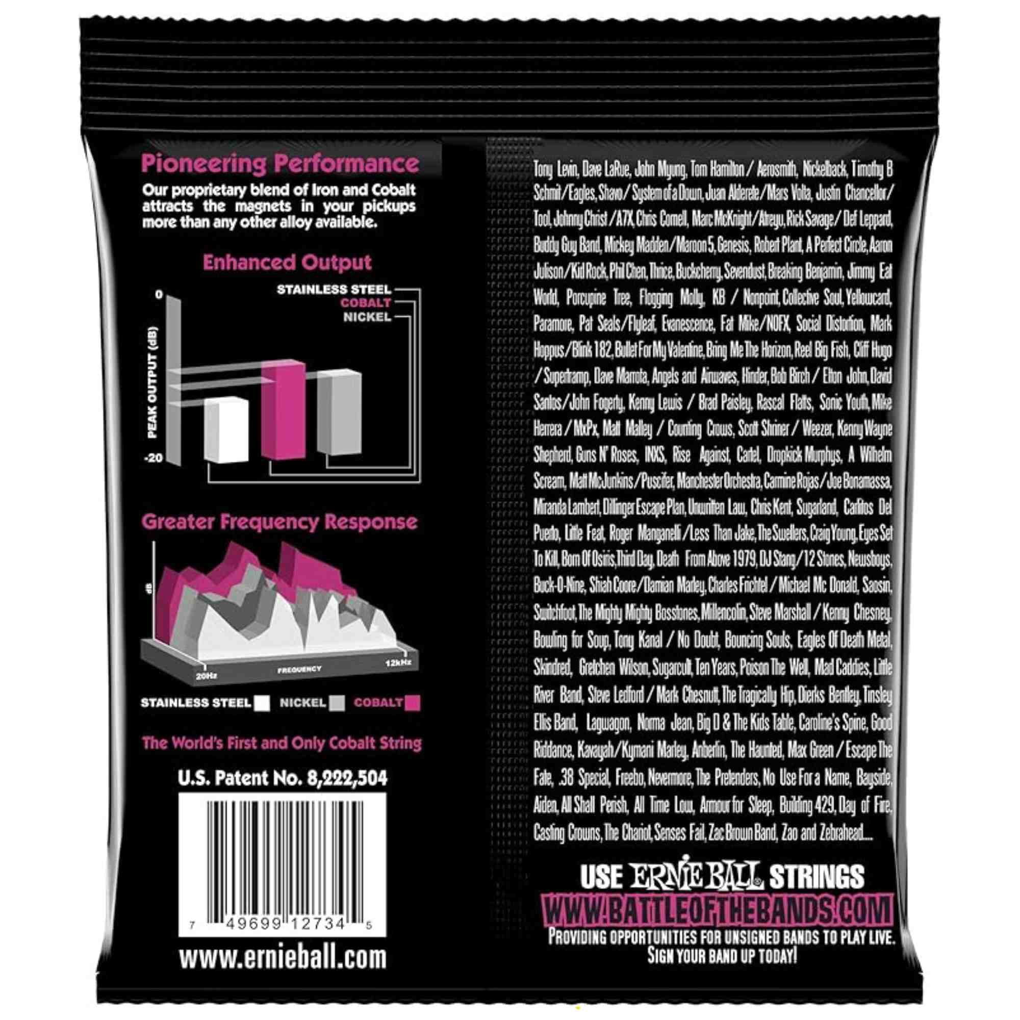 Ernie Ball Slinky Cobalt Electric Bass Strings 45-100 Gauge