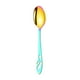 thumbnail image 5 of Cuchara de postre hueca de acero inoxidable | Elegante diseño hueco | Resistente a la oxidación y apto para lavavajillas | Opciones de color | Ideal para helados, parfaits, budines | 1 cuchara, 5 of 7