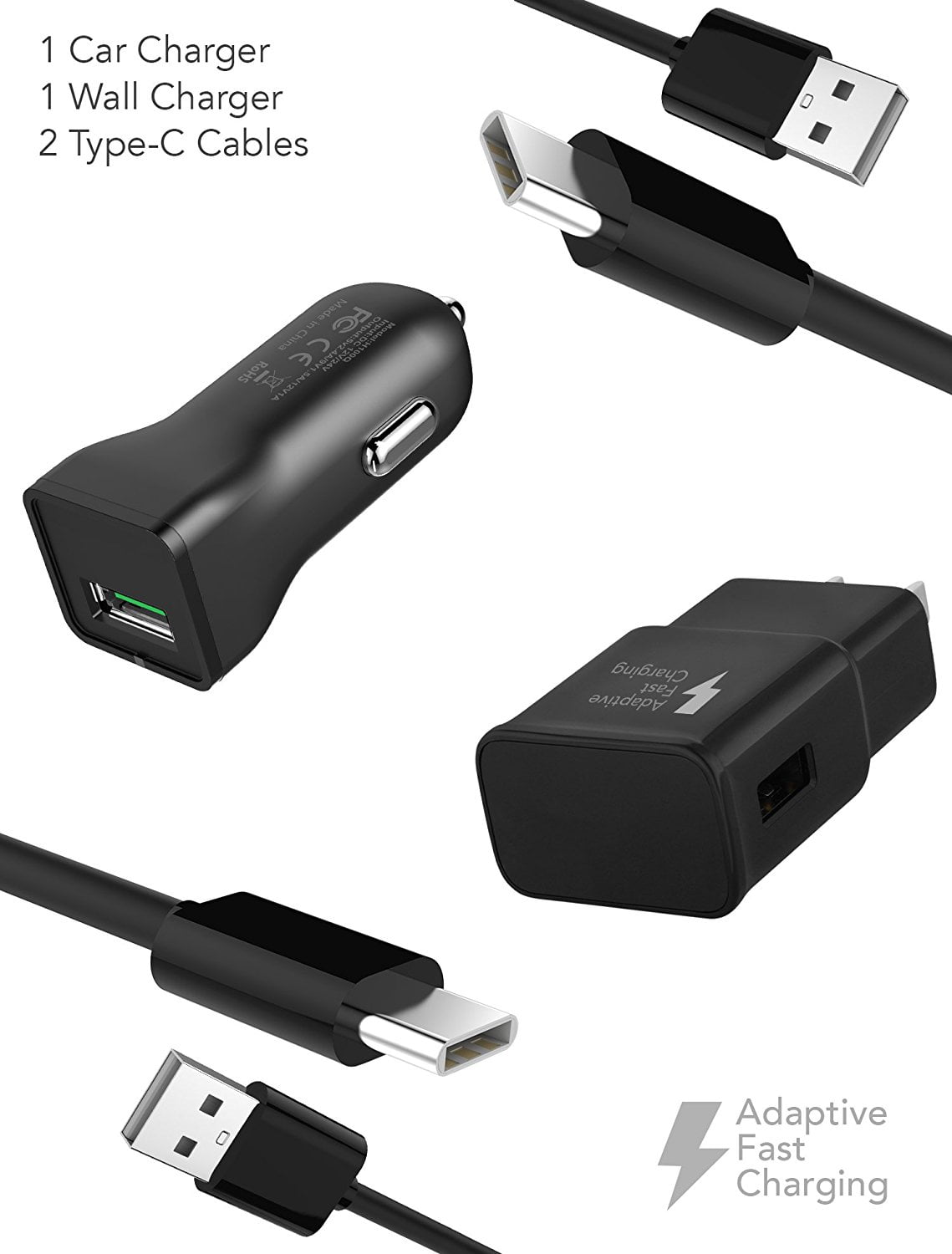 USB to Type-C Charging Data Cable. Rapid ZenPad S 8.0 Car Charger Black / 4Ft USB to Type-C Charging Data Cable. Rapid ZenPad S 8.0 Car Charger Black / 4Ft