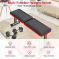 thumbnail image 4 of Weight Bench,Blacksmith Foldable Flat Bench with 600 lbs Limit for Full Body Exercises Home GYM,Black, 4 of 7