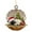 Multicolor-I, variant on Beautynvta Christmas Hanging Ornament, Plastic Shell Dog Hanging Ornament, Christmas Tree Cute Sleeping Dog Pendant for Christmas Tree Outdoor Decor, 3.1" H