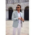 thumbnail image 3 of COOFANDY Men's Lightweight Two Button Knit Blazer - Casual Sport Coats Suit Jacket, 3 of 6