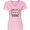 AD-Pink, variant on Inktastic Blessed to Be a Mom Pink Flowers Women's V-Neck T-Shirt