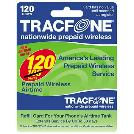 TracFone 120-Unit Prepaid Wireless Airtime Card
